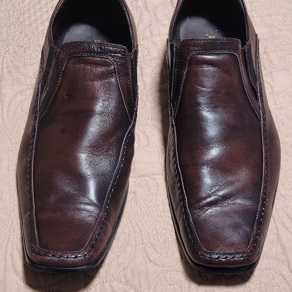 Stacy Adams Men Leather Slip On Loafer Dress Shoes - Picture 3 of 3